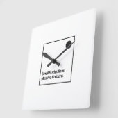Langetermijnbelegger – Kleine Schommelingen Vierkante Klok (Hoek)