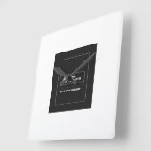 Langetermijnbelegger – Voorbij het Kwartaal Design Vierkante Klok (Hoek)