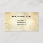 langghorn koe foto kunst sepia rustic  stijl visitekaartje (Achterkant)