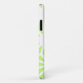 Langgroen geometrisch patroon Case-Mate iPhone case (Achterkant/rechts)