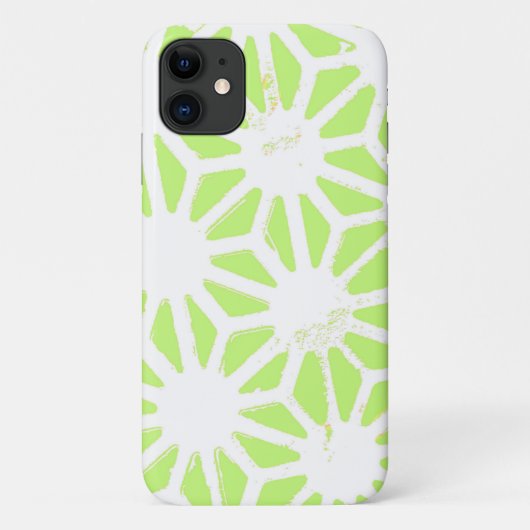 Langgroen geometrisch patroon Case-Mate iPhone case (Achterkant)