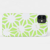 Langgroen geometrisch patroon Case-Mate iPhone case (Achterkant (horizontaal))