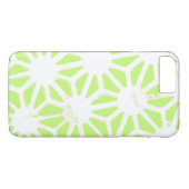 Langgroen geometrisch patroon Case-Mate iPhone case (Achterkant (Horizontaal))