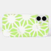 Langgroen geometrisch patroon Case-Mate iPhone case (Achterkant (horizontaal))