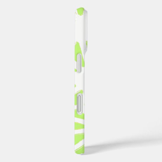 Langgroen geometrisch patroon Case-Mate iPhone case (Achterkant / Rechts)