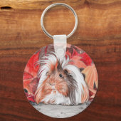 Langhagecadoor in het najaar sleutelhanger (Voorkant)