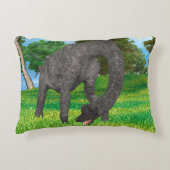 Langhals Dinosaurus Jungle Avontuur Decoratief Kussen (Voorkant)