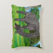 Langhals Dinosaurus Jungle Avontuur Decoratief Kussen (Voorkant(Verticaal))
