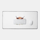 Langharig Highland Baby Koe Classic T-shirt Bureaumat (Keyboard & Muis)