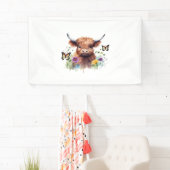 Langharig Highland Baby Koe Classic T-shirt Spandoek (Insitu)