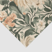 Langharige Chihuahuas William Morris Decoupage Tissuepapier (Detail)