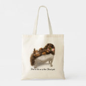 Langharige Dachshond Tote Bag (Achterkant)