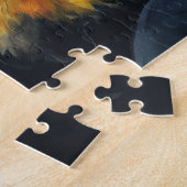 Langharige dachshund close-up legpuzzel (Zijkant)