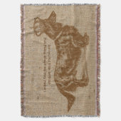 , langharige Dachshund Dog Persoonlijk Deken (Voorkant Verticaal)