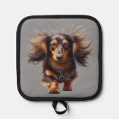 Langharige Dachshund Pannenlap (Voorkant)