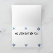 Langharige exotische kat Vrolijke kerst Kaart (Binnen)