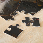  langharige kitten schilderij legpuzzel (Zijkant)