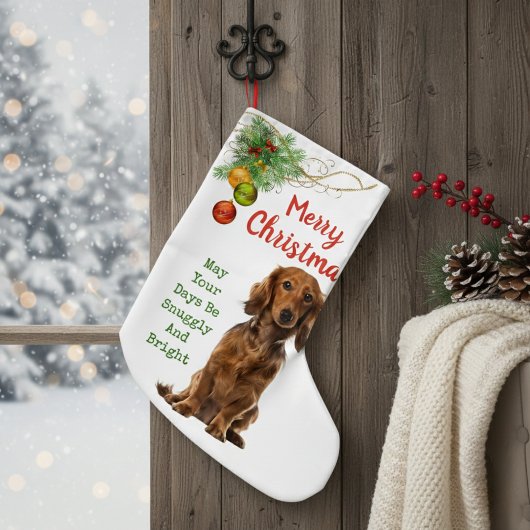 langharige liefdesteckel kleine kerstsok