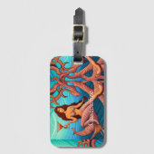 langharige Martini zeemeermin Thunder_Cove Bagagelabel (Voorkant (verticaal))