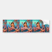 langharige Martini zeemeermin Thunder_Cove Bumpersticker (Voorkant)