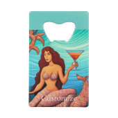 langharige Martini zeemeermin Thunder_Cove Creditkaart Flessenopener (Achterkant)