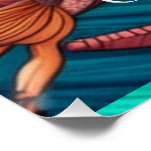 langharige Martini zeemeermin Thunder_Cove Perfect Poster (Hoek)