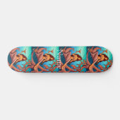 langharige Martini zeemeermin Thunder_Cove Persoonlijk Skateboard (Horizontaal)