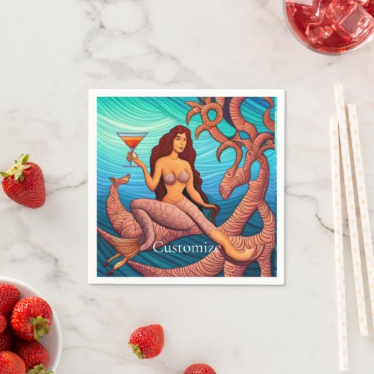 langharige Martini zeemeermin Thunder_Cove Servet (Insitu)