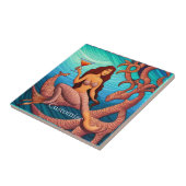 langharige Martini zeemeermin Thunder_Cove Tegeltje (Zijkant)