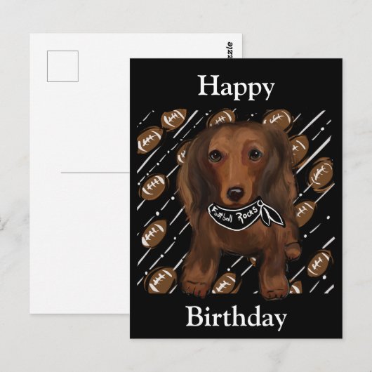 LANGHARIGE RODE DOXIE BRIEFKAART (Voorkant / Achterkant)