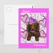 LANGHARIGE RODE DOXIE BRIEFKAART (Voorkant / Achterkant)