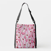 LANGHARIGE RODE DOXIE CROSSBODY TAS (Achterkant)