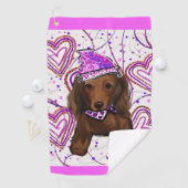 LANGHARIGE RODE DOXIE GOLFHANDDOEK (Insitu)