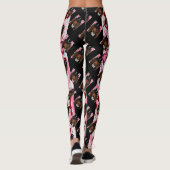 LANGHARIGE RODE DOXIE LEGGINGS (Achterkant)