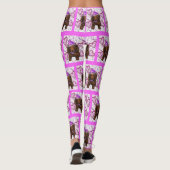 LANGHARIGE RODE DOXIE LEGGINGS (Achterkant)