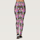 LANGHARIGE RODE DOXIE LEGGINGS (Achterkant)