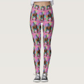 LANGHARIGE RODE DOXIE LEGGINGS (Voorkant)