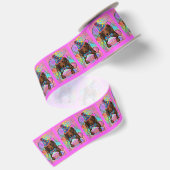 LANGHARIGE RODE DOXIE       SATIJNEN LINT (Achterkant)
