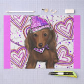 LANGHARIGE RODE DOXIE TISSUEPAPIER (Craft)