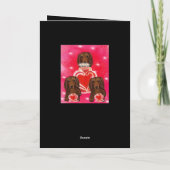 Langharige Rode Doxies Kaart (Achterkant)