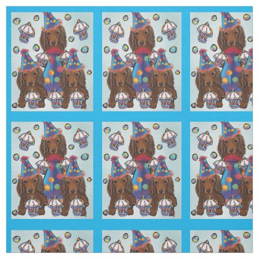 LANGHARIGE RODE DOXIES STOF (Swatch)