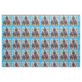 LANGHARIGE RODE DOXIES STOF (Fat Quarter)