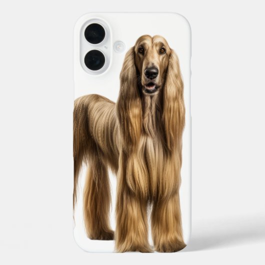 LANGHARIGE TAN GROTE AFGHAN HOUND DOG Case-Mate iPhone CASE (Achterkant)