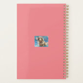 Langharige Teckel In Kersenbloesems Planner (Achterkant)