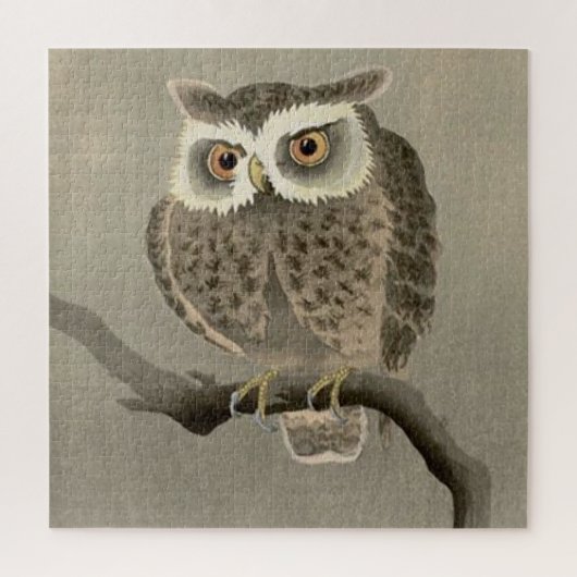 langharige uil legpuzzel (Verticaal)