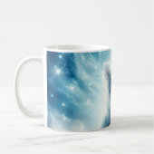 langharige witte chihuahua koffiemok (Links)