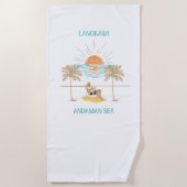 Langkawi Andamanzee Retro Chic Strandlaken (Voorkant)