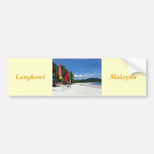 Langkawi Beaches Bumpersticker (Voorkant)
