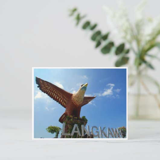 langkawi eagle square briefkaart (Staand voorkant)
