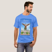 Langkawi Eagle Statue Maleisië Vakantie Souvenir T-shirt (Voorkant volledig)